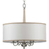 Progress Durrell P400218 009 4 60 Watt CAND CHANDELIER in Brushed Nickel Finish Model: P400218-009