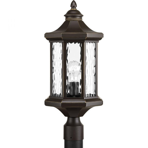 Progress Edition P6429 20 1 100 Watt MED POST LANTERN in Antique Bronze Finish Model: P6429-20