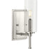 Progress Elara P300356 009 1 60 Watt CAND BATH BRACKET in Brushed Nickel Finish Model: P300356-009