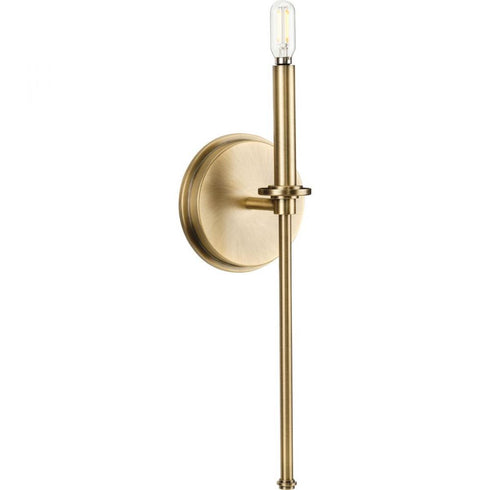 Progress Elara P710106 009 1 60 Watt CAND WALL BRACKET in Brushed Nickel Finish Model: P710106-009