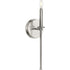 Progress Elara P710106 009 1 60 Watt CAND WALL BRACKET in Brushed Nickel Finish Model: P710106-009