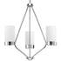 Progress Elevate P400021 015 3 100 Watt MED CHANDELIER in Polished Chrome Finish Model: P400021-015