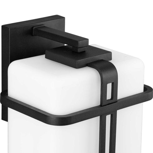 Progress Ellery Collection One Light in Black Modern Farmhouse Large Outdoor Wall Lantern Model: P560170-031