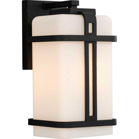 Progress Ellery Collection One Light in Black Modern Farmhouse Outdoor Wall Lantern Model: P560169-031