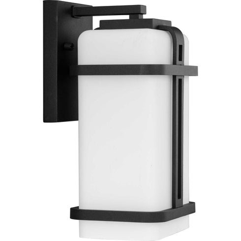 Progress Ellery Collection One Light in Black Modern Farmhouse Outdoor Wall Lantern Model: P560169-031