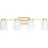 Progress Estrada Collection Four Light in Polished Chrome Contemporary Bath & Vanity Light Model: P300479-015