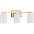Progress Estrada Collection Three Light in Polished Chrome Contemporary Bath & Vanity Light Model: P300478-015