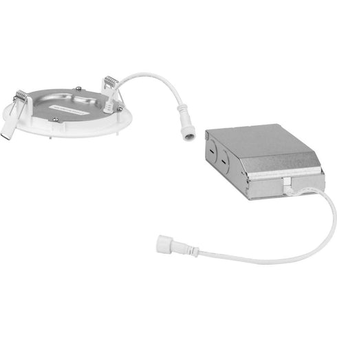Progress Everlume P807000 028 30 4IN EDGELIT RECESSED LED in Satin White Finish Model: P807000-028-30