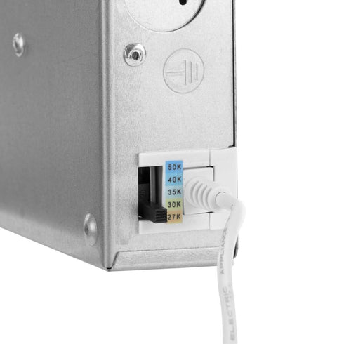 Progress Everlume P807002 028 CS 6IN EDGELIT LED TRIM CCT in Satin White Finish Model: P807002-028-CS