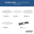 Progress Everlume P807002 028 CS 6IN EDGELIT LED TRIM CCT in Satin White Finish Model: P807002-028-CS