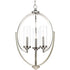 Progress Evoke Collection Three Light in Antique Bronze Clear Glass Luxe Chandelier Light Model: P400024-020