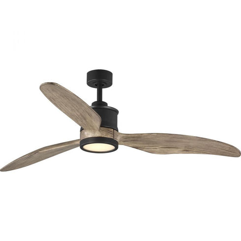 Progress Farris P250002 009 30 60IN 3 BLADE FAN LED LGT in Brushed Nickel Finish Model: P250002-009-30