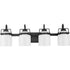 Progress Fessler P300441 009 4 Light BATH in Brushed Nickel Finish Model: P300441-009