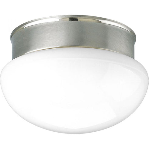 Progress Fitter P3410 09 CLSE TO CLG 2 60 Watt MED in Brushed Nickel Finish Model: P3410-09