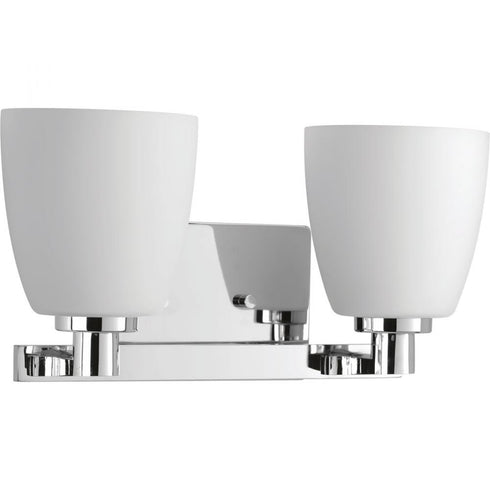Progress Fleet P2166 09 2 100 Watt MED BATH BRACKET in Brushed Nickel Finish Model: P2166-09