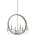 Progress Fontayne P400081 009 6 60 Watt CAND CHANDELIER in Brushed Nickel Finish Model: P400081-009