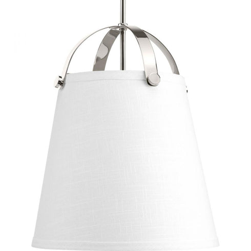 Progress Galley P500046 104 2 75 Watt MED PENDANT in Polished Nickel Finish Model: P500046-104