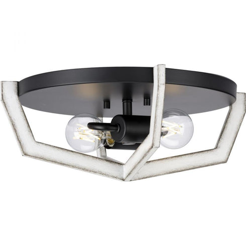 Progress Galloway P350224 009 2 Light FLUSHMT in Brushed Nickel Finish Model: P350224-009