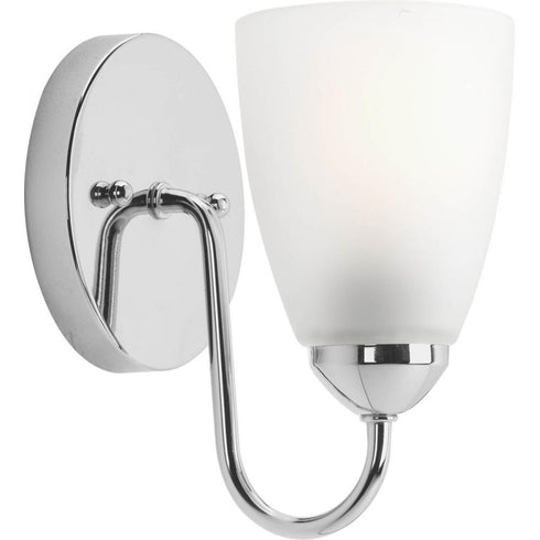 Progress Gather P2706 09 1 100 Watt MED BATH BRACKET in Brushed Nickel Finish Model: P2706-09