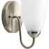 Progress Gather P2706 09 1 100 Watt MED BATH BRACKET in Brushed Nickel Finish Model: P2706-09