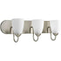 Progress Gather P2708 09 3 100 Watt MED BATH BRACKET in Brushed Nickel Finish Model: P2708-09