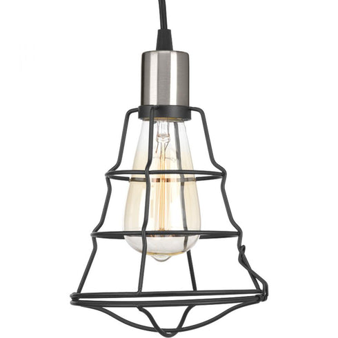 Progress Gauge P500021 143 1 60 Watt MED MINI PENDANT in Graphite Finish Model: P500021-143
