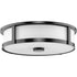 Progress Gilliam Collection Three Light in Brushed Nickel New Traditional Flush Mount Model: P350281-009