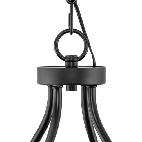 Progress Gilliam Collection Twenty Light in Matte Black New Traditional Chandelier Model: P400399-31M