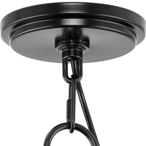 Progress Gilliam Collection Twenty Light in Matte Black New Traditional Chandelier Model: P400399-31M