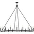 Progress Gilliam Collection Twenty Light in Matte Black New Traditional Chandelier Model: P400399-31M