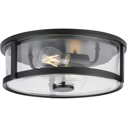 Progress Gilliam P350253 009 2 Light FLUSHMT in Brushed Nickel Finish Model: P350253-009