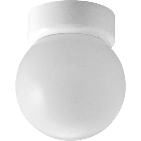 Progress Glass Globes P3203 30 1 60 Watt MED CLSE TO CLG in White Finish Model: P3203-30