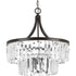 Progress Glimmer P5321 134 5 60 Watt CAND PENDANT in Silver Ridge Finish Model: P5321-134