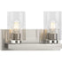 Progress Goodwin P300387 009 2 Light VANITY in Brushed Nickel Finish Model: P300387-009