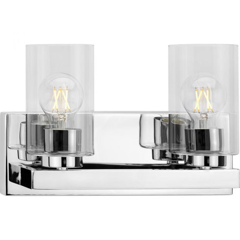 Progress Goodwin P300387 009 2 Light VANITY in Brushed Nickel Finish Model: P300387-009