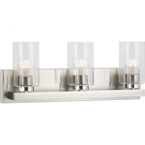 Progress Goodwin P300388 009 3 Light VANITY in Brushed Nickel Finish Model: P300388-009