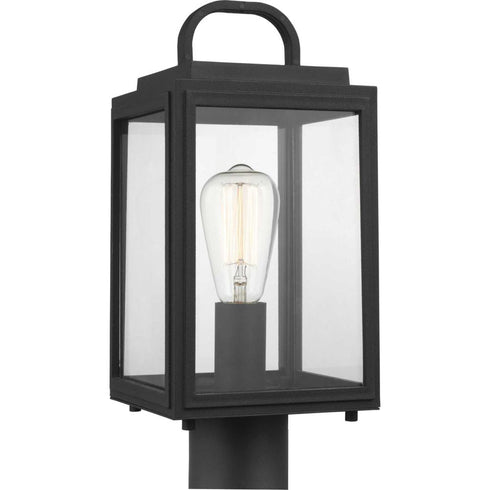 Progress Grandbury P540064 020 1 75 Watt MED POST LANTERN in Antique Bronze Finish Model: P540064-020