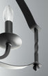 Progress Greyson Collection Six Light Two Tier Foyer Chandelier in Matte Black Finish Model: P3577-31