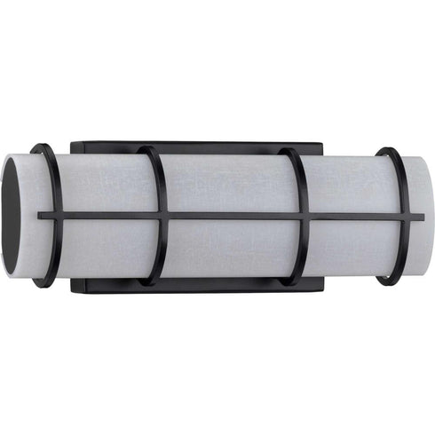 Progress Grid LED P300331 031 30 1 13 Watt LED LINEAR BATH in Black Finish Model: P300331-031-30