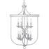 Progress Gulliver Collection Eight Light Foyer in Galvanized Finish Finish Model: P500158-141