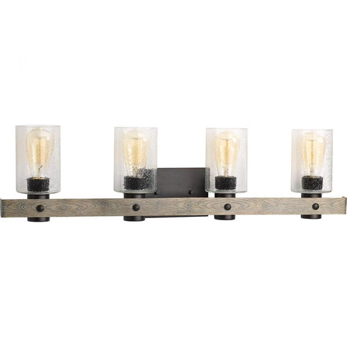 Progress Gulliver P300126 141 4 60 Watt MED BATH BRACKET in Galvanized Finish Finish Model: P300126-141