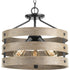 Progress Gulliver P350049 141 4 75 Watt MED SEMI FLUS CONV in Galvanized Finish Finish Model: P350049-141