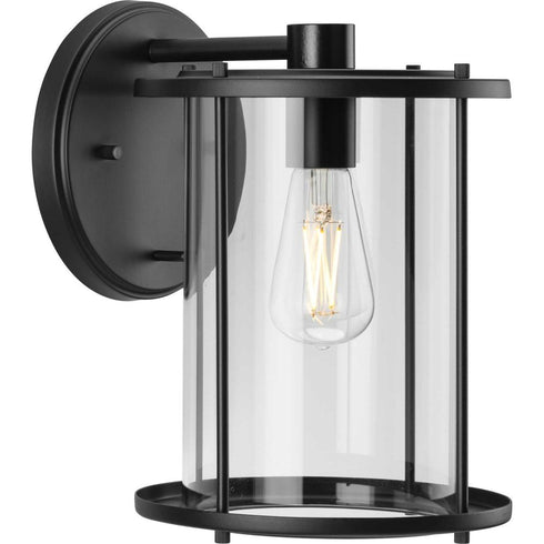Progress Gunther P560058 31M 1 Light WALL LANTERN in Matte Black Finish Model: P560058-31M