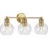 Progress Hansford P300051 020 3 60 Watt MED BATH BRACKET in Antique Bronze Finish Model: P300051-020