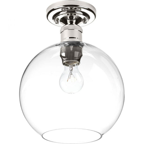 Progress Hansford P350046 020 1 60 Watt MED FLUSH MOUNT in Antique Bronze Finish Model: P350046-020