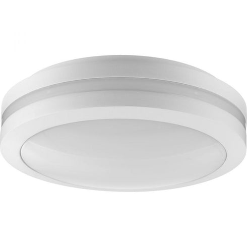 Progress Hard Nox P550112 028 30 1 25 Watt OUTDOOR FLUSH MOUNT in Satin White Finish Model: P550112-028-30