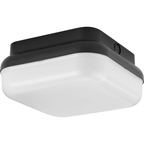 Progress Hard Nox P550115 028 30 1 25 Watt OUTDOOR FLUSH MOUNT in Satin White Finish Model: P550115-028-30