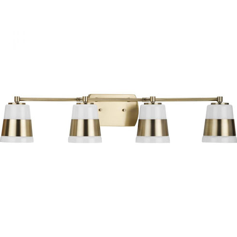 Progress Haven P300445 009 4 Light BATH in Brushed Nickel Finish Model: P300445-009