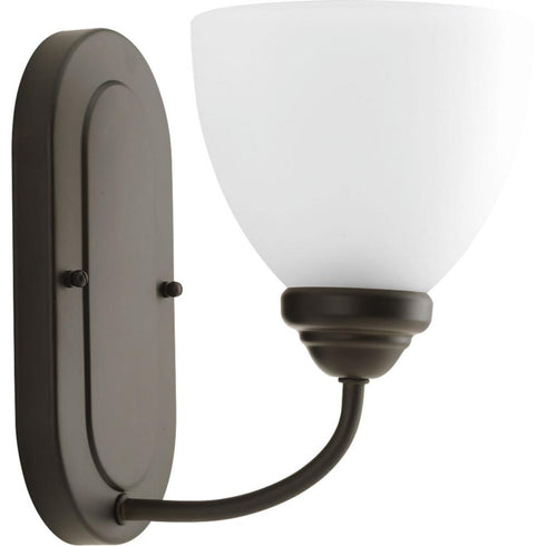 Progress Heart P2913 09 1 100 Watt MED BATH BRACKET in Brushed Nickel Finish Model: P2913-09