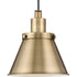 Progress Hinton P500383 009 1 Light MINIPEND METAL in Brushed Nickel Finish Model: P500383-009
